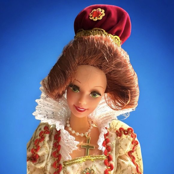 Mattel Toys 994 Elizabethan Queen Barbie Doll Great Eras Collection With Stand No Box Poshmark